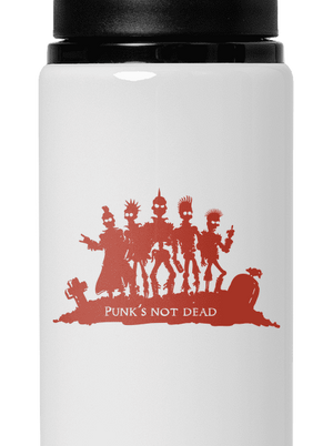 Punks Not Dead lahev na vodu White