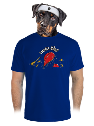 Udělal jsem se pánské sportovní tričko Royal Blue Mal