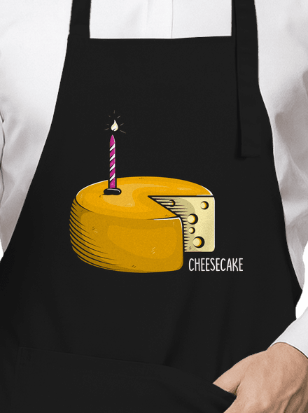Cheese cake zástěra Black