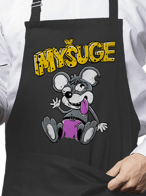 Myšuge zástěra Dark Grey