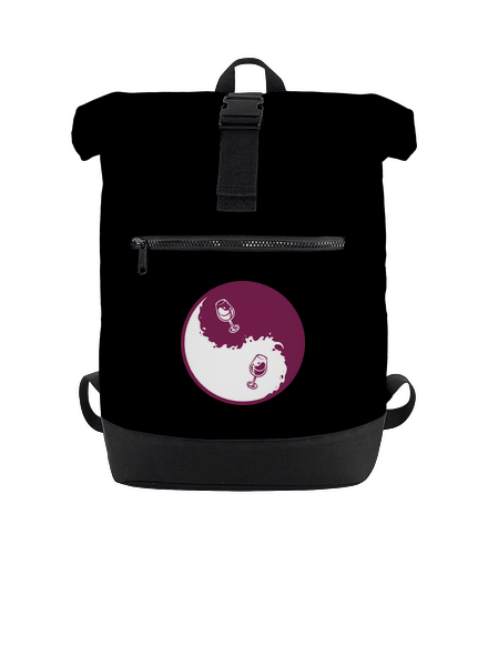 Jin Jang víno batoh Black