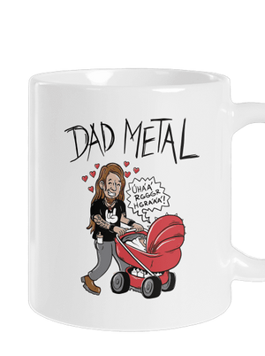 Dad metal klasický hrnek White