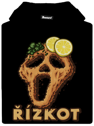 Řízkot dětská mikina klokanka Black