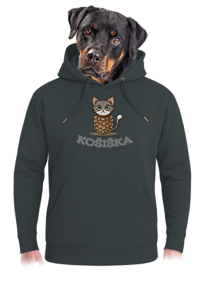 Košiška unisex mikina premium Charcoal