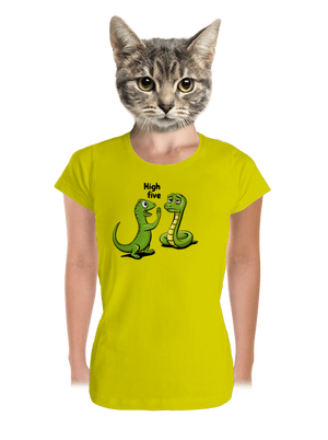 High Five dámské tričko premium Lemon
