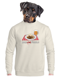 unisex mikina bez kapuce