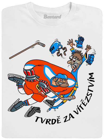 Tvrdě za vítězstvím pánské tričko White