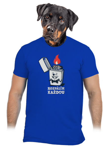 Rozpálím každou pánské tričko Royal Blue