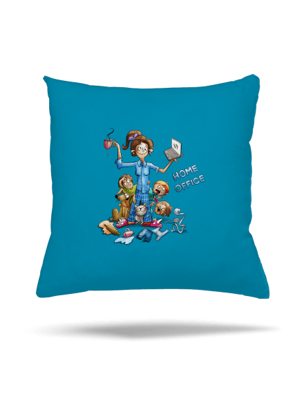 Maminčin home office polštář Blue Turquoise