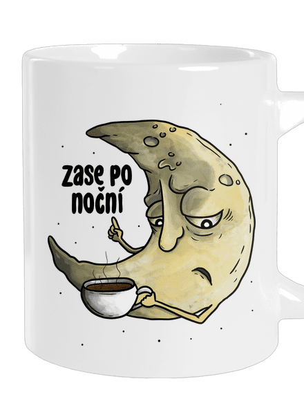 Zase po noční velký hrnek White