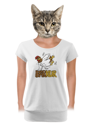 dámské tričko s lemem