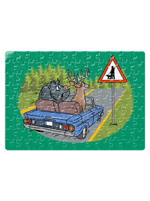 Myslivec puzzle White