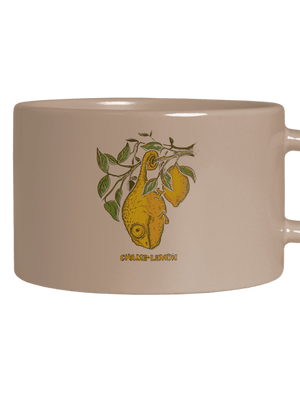 Citrón hrnek makronka Brown Macaron