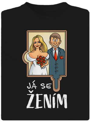 Já se žením/vdávám pánské sportovní tričko Black