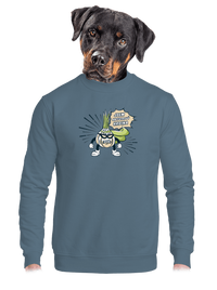 unisex mikina bez kapuce