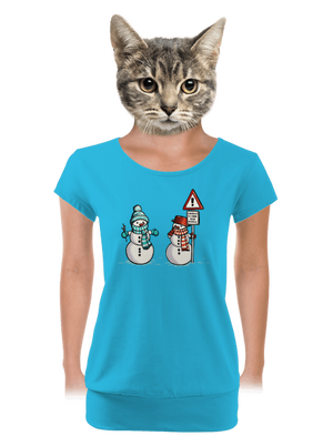 dámské tričko s lemem