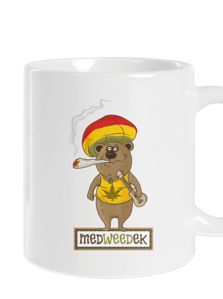 Medweedek klasický hrnek White