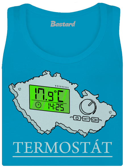 Termostát dámské tílko klasické Blue Atol