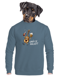 unisex mikina bez kapuce