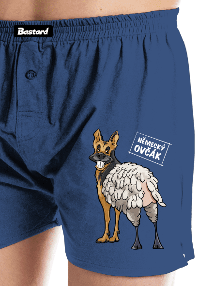 Německý ovčák pánské trenky Blue