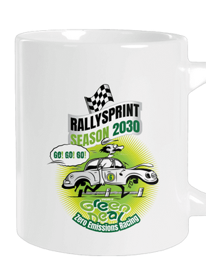 Rallysprint 2030 velký hrnek White