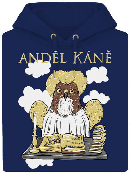 Anděl Káně unisex mikina premium Navy