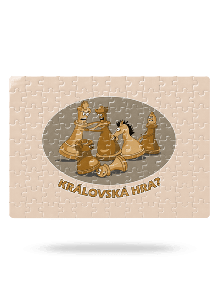 Královská hra puzzle White