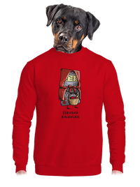 unisex mikina bez kapuce