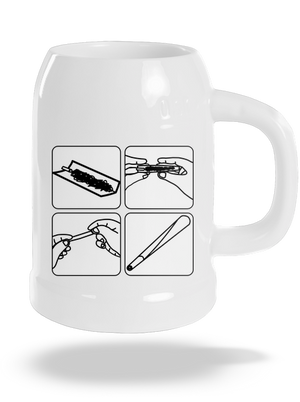 Joint půllitr White