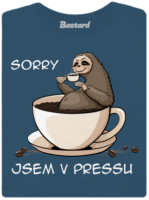 V pressu dámské tričko premium Petrol Blue