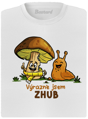 Jsem zhub dámské sportovní tričko White