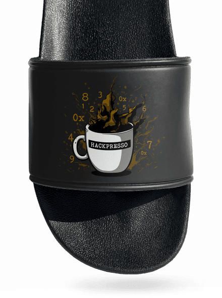 Hackpresso  pantofle Black