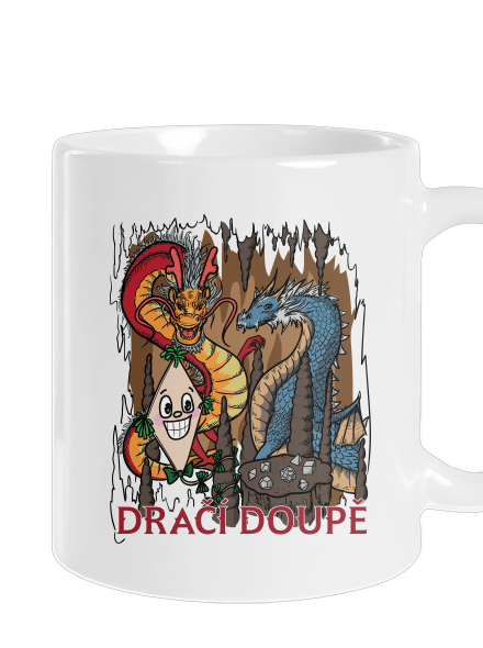 Dračák klasický hrnek White