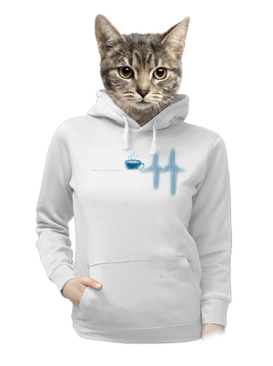 Coffee help dámská mikina klokanka White