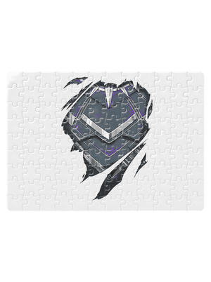 Panther inside puzzle White