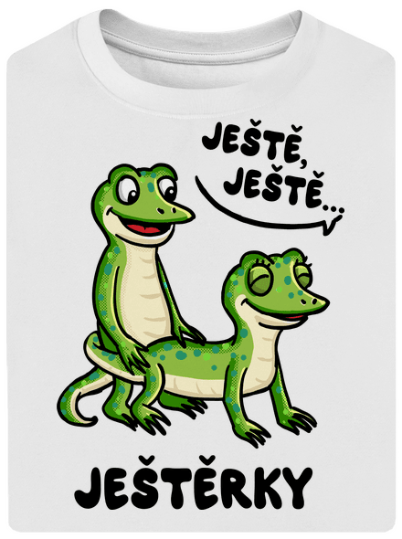 Ještě, ještě unisex tričko oversized White