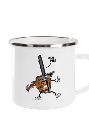 Jsem pila plecháček White