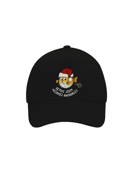 Jsem nafouklej kšiltovka baseballka Black