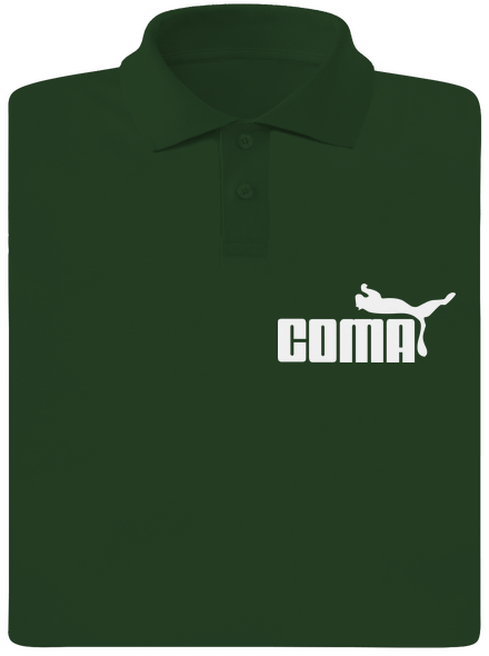 Coma pánská polokošile Bottle Green Mal