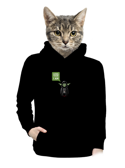 Mr. Yoda: Your grandpa I am dámská mikina klokanka Black
