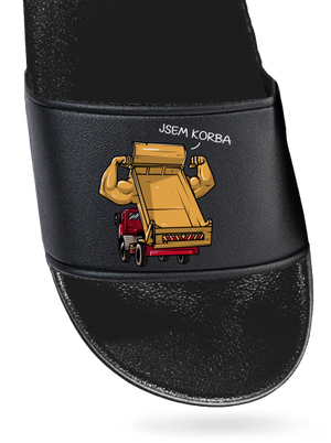 Korba pantofle Black Black