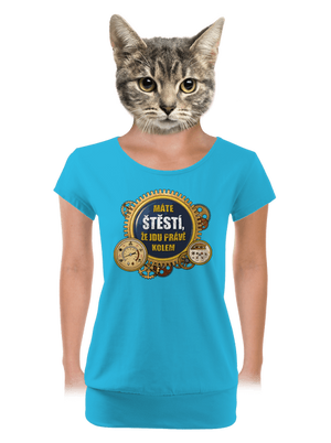 dámské tričko s lemem