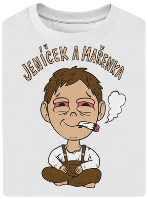 Jeníček a mařenka unisex tričko oversized White