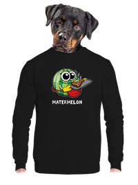 unisex mikina bez kapuce