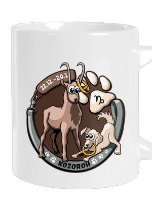 Psí horoskop: Kozoroh velký hrnek White