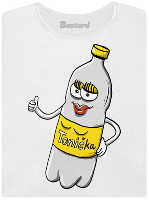 Láska na beton dámské tričko s lemem White