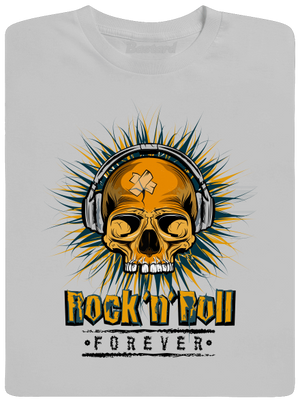 Rock'n'Roll forever pánské tričko Pacific Grey