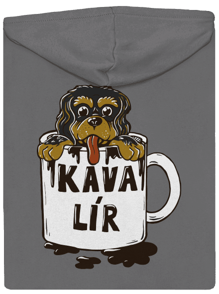 Kávalír dámská mikina na zip Steel Gray