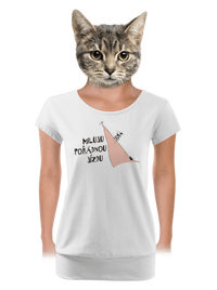 dámské tričko s lemem