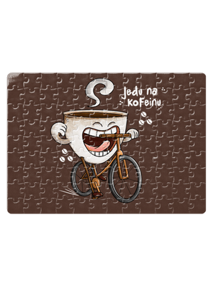 Jedu na kofeinu puzzle White